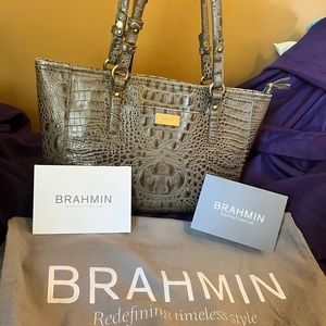 BRAHMIN 💫 Amo Tote in Misty Smoke Melbourne